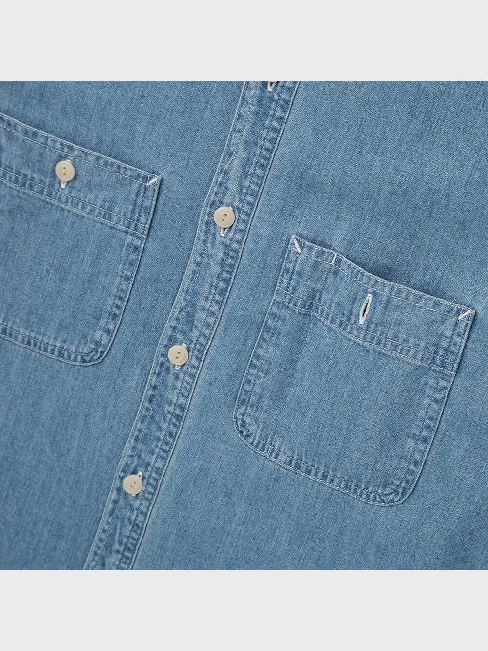 ユニクロ公式 | デニムワークシャツ（長袖）