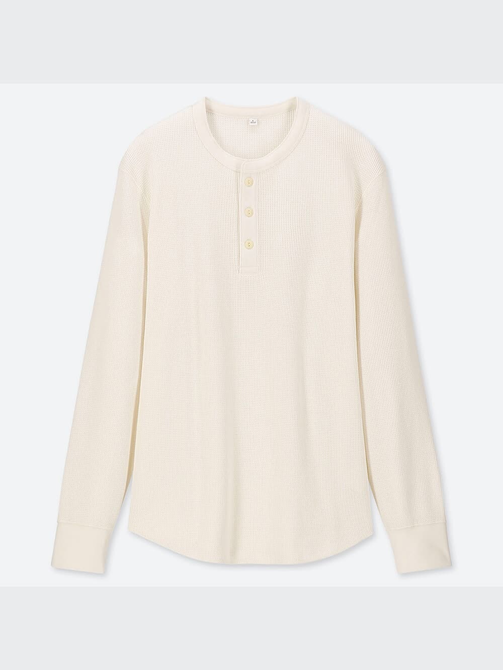 ユニクロ公式 | ワッフルヘンリーネックTシャツ