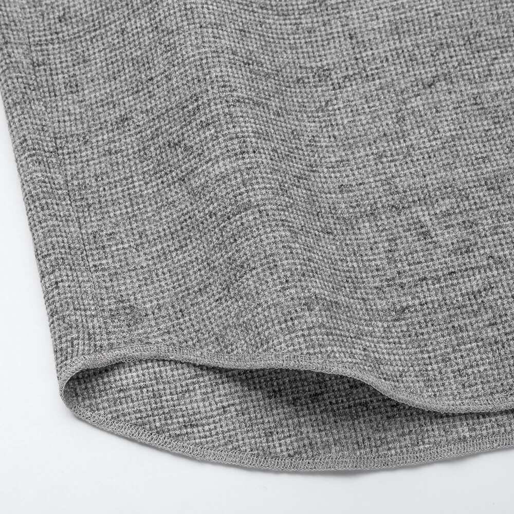 ワッフルヘンリーネックt 長袖 Men ユニクロ