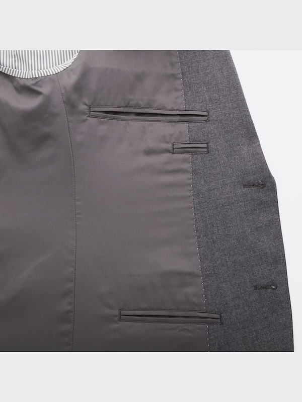 ストレッチウールスリムジャケット
