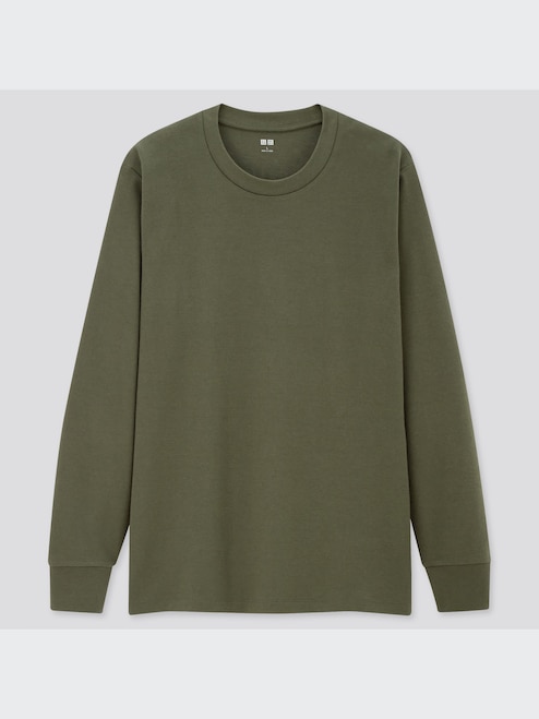 SOFT TOUCH CREW NECK LONG SLEEVE T-SHIRT UNIQLO PH