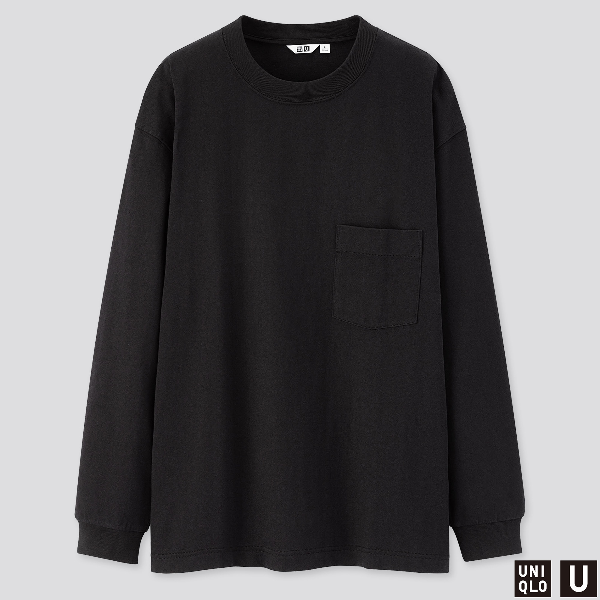 UNIQLO U クルーネックTシャツ 長袖 - Tシャツ