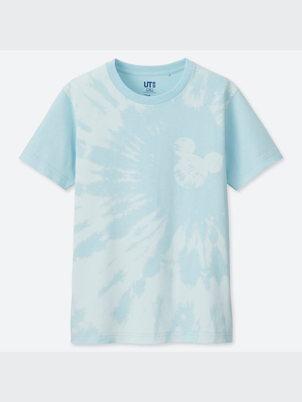 KIDS ミッキー ブルー UT（グラフィックTシャツ・半袖）