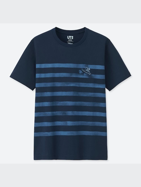 ミッキー ブルー UT（グラフィックTシャツ・半袖）