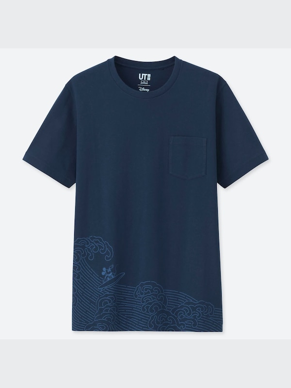 ミッキー ブルー UT（グラフィックTシャツ・半袖）