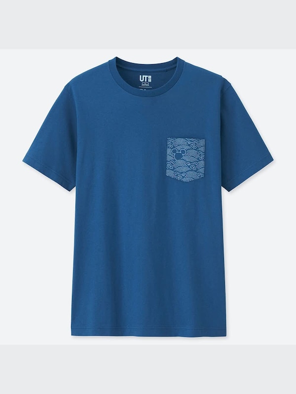 ミッキー ブルー UT（グラフィックTシャツ・半袖）