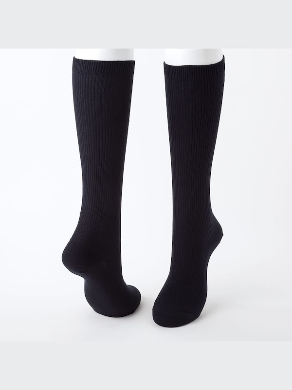 ヒートテックハイソックス（リブ・2足組）