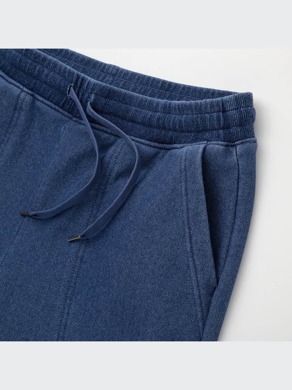 ユニクロ公式 | デニムジャージーボアパンツ（丈標準67～69cm）