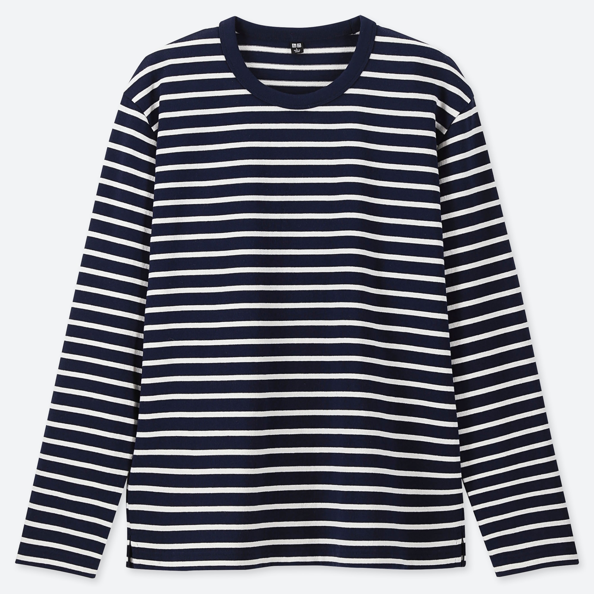 ウォッシュボーダーt 長袖 Men ユニクロ