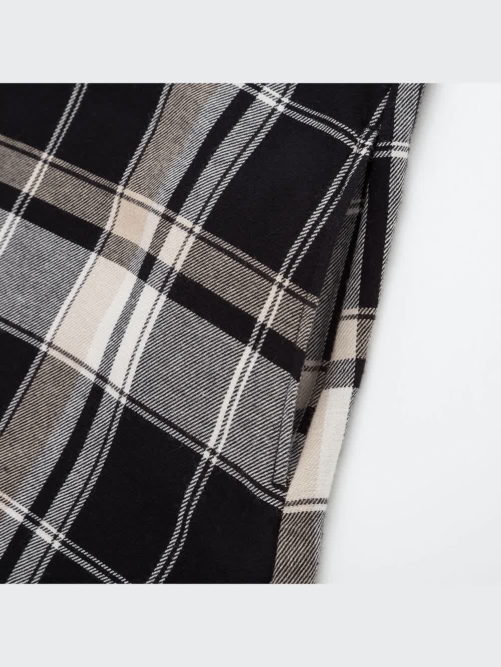 ユニクロ公式 | フランネルAラインワンピース（長袖）