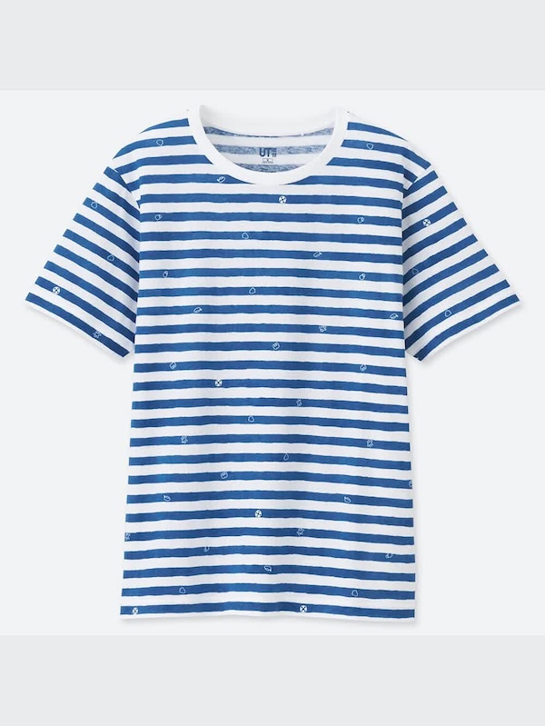 ミッキー ブルー UT（グラフィックTシャツ・半袖）