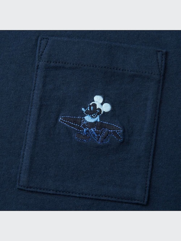 ミッキー ブルー UT（グラフィックTシャツ・半袖）