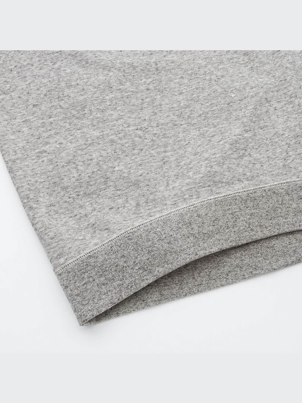 スウェットモックネックロングシャツ（長袖）