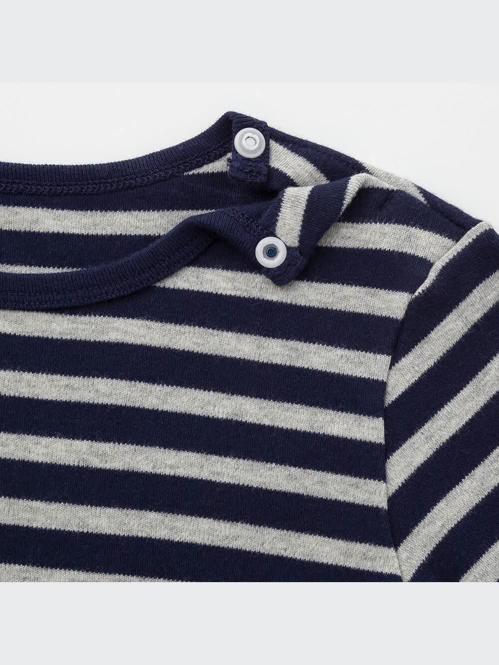 ユニクロ公式 | クルーネックT（ボーダー・長袖）