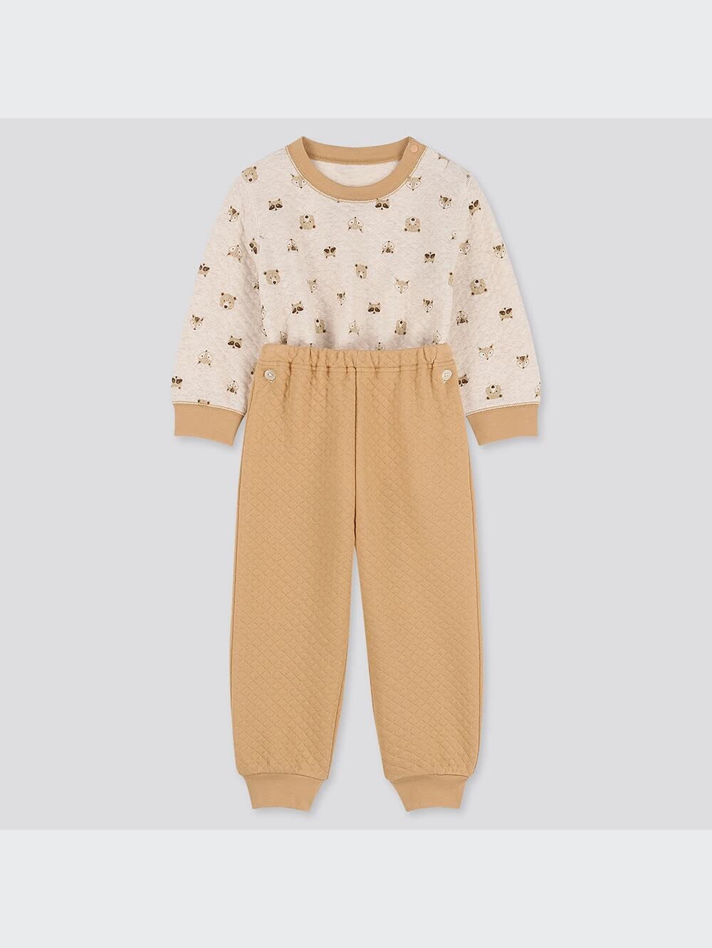 ユニクロ　新品パジャマ　4セット　まとめ売り　120　キルト 新品未使用品】UNIQLO キルトパジャマ 120 シルバニアファミリー