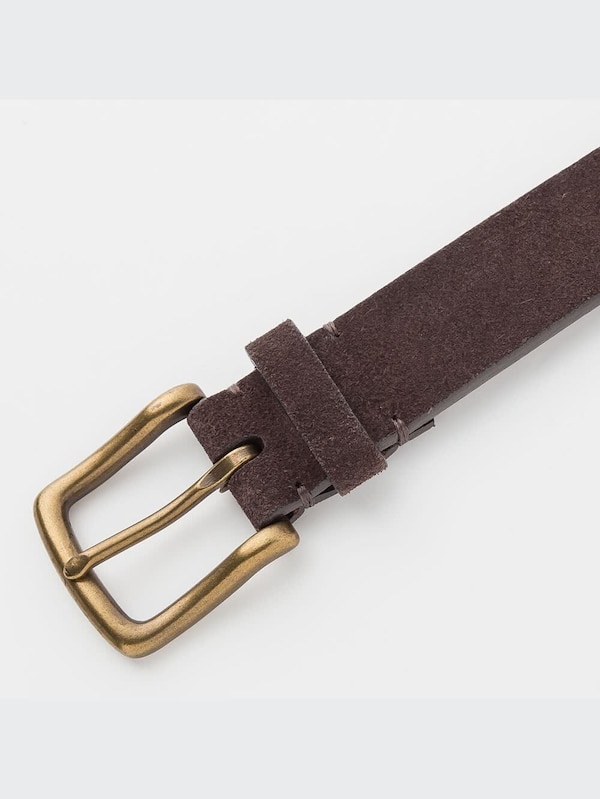 イタリアンレザースエードベルト