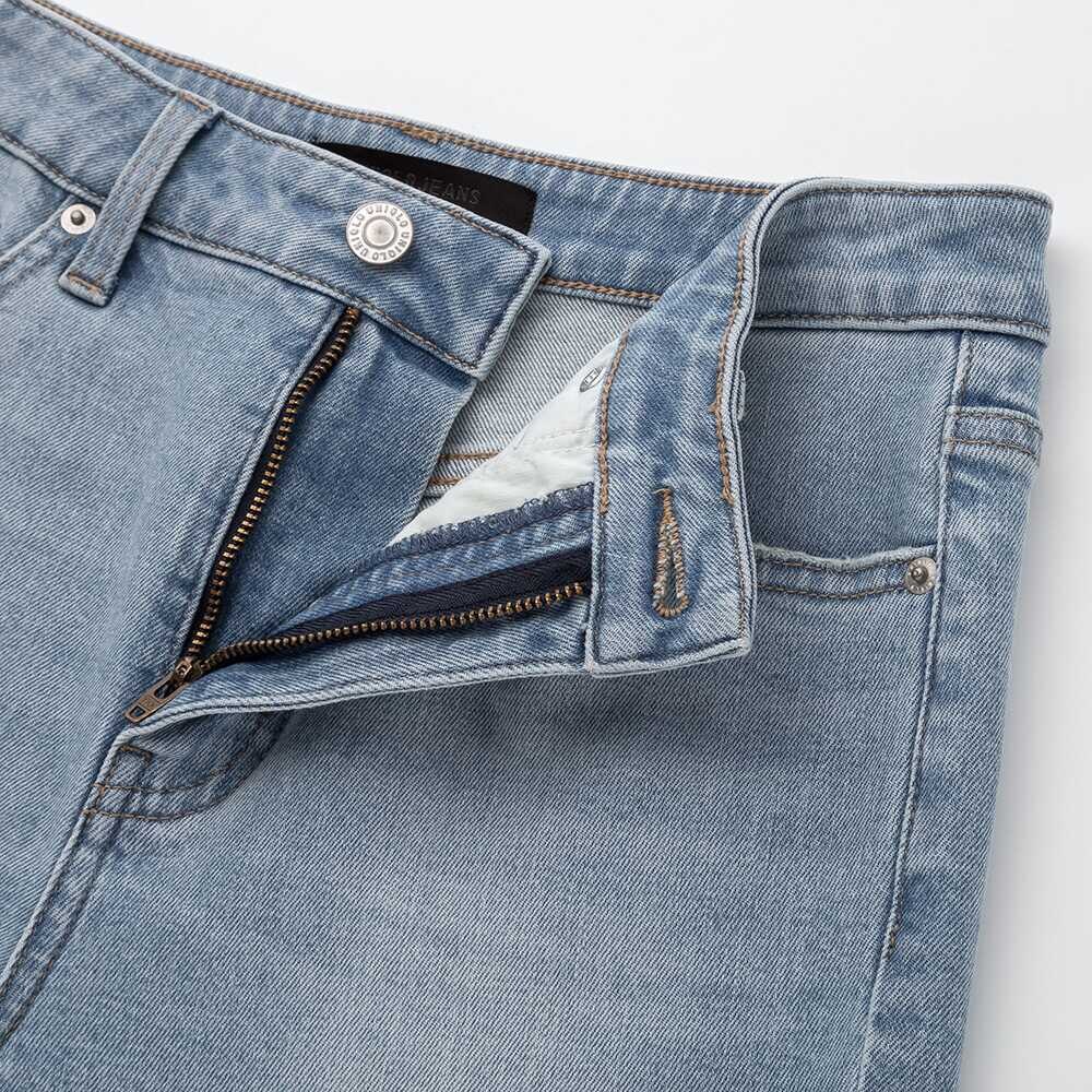 ハイライズスキニーフレアアンクルジーンズ カットオフ 丈標準67cm Women ユニクロ