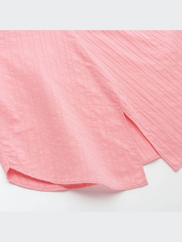 Vネックフレアスリーブブラウス（長袖）