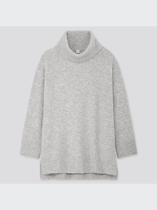 スフレヤーンタートルネックチュニック（長袖）