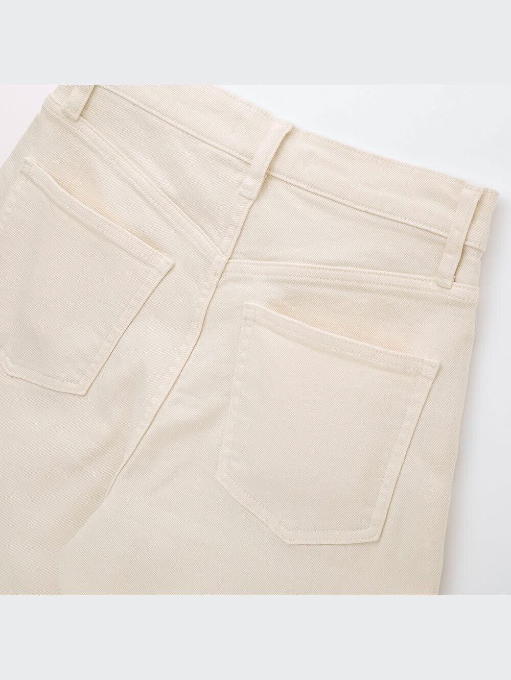 ユニクロ公式 | ハイライズストレートジーンズ（丈長め82cm・CM着用）