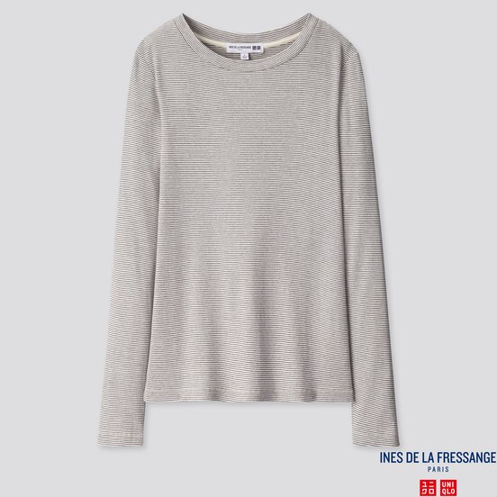 リブクルーネックt 長袖 Women ユニクロ