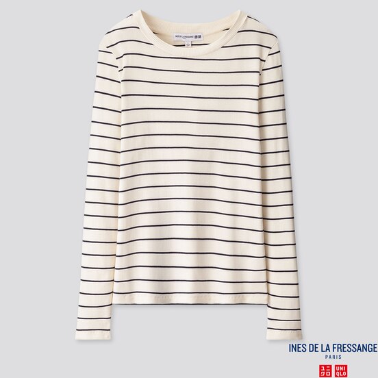 リブクルーネックt 長袖 Women ユニクロ