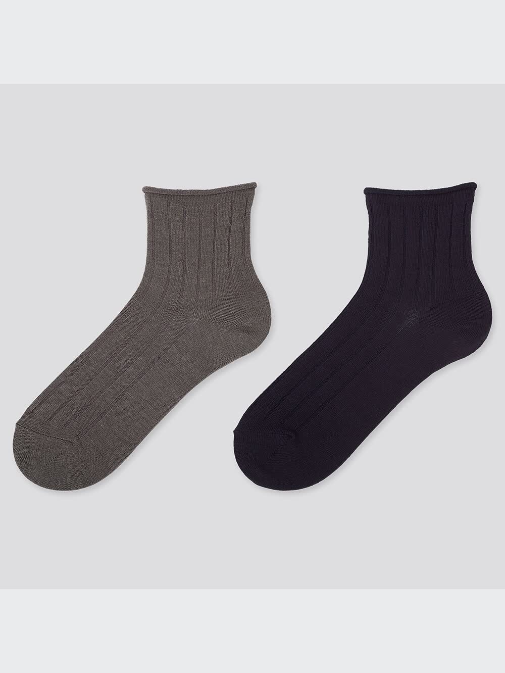 ユニクロ公式 | ヒートテックソックス（クルートップロール・2足組）