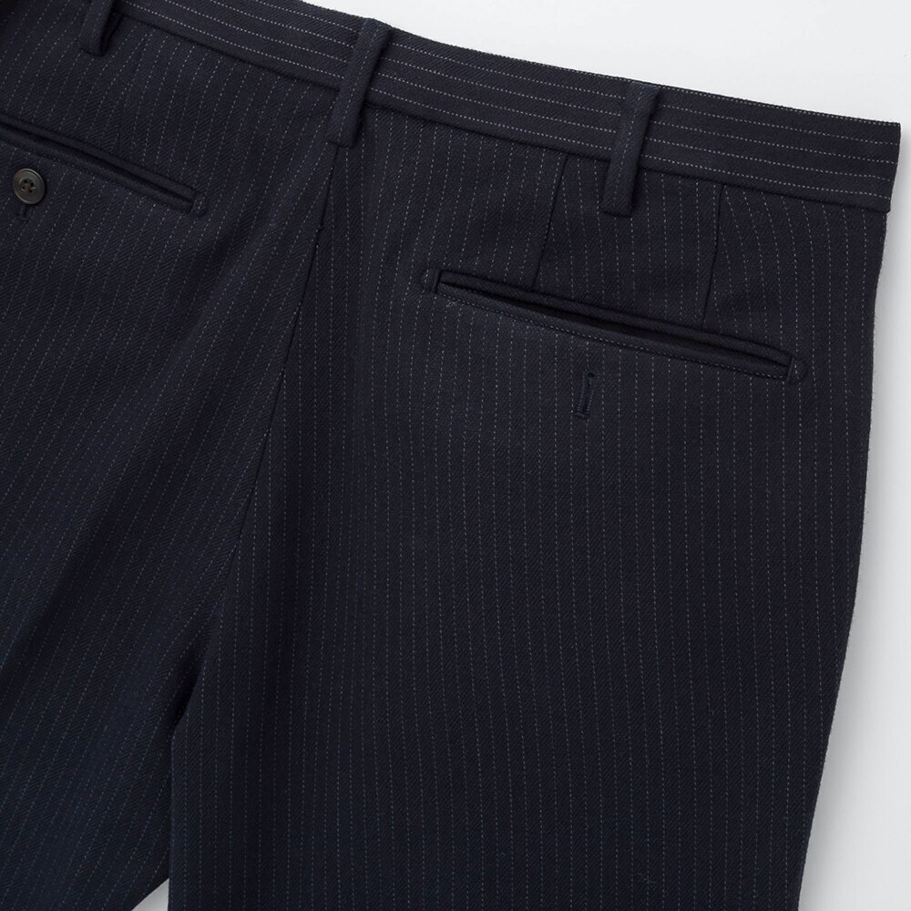 ヒートテックストレッチスリムフィットパンツ ストライプ 丈標準85cm Men ユニクロ ヒートテックストレッチスリムフィットパンツ ストライプ 丈標準85cm Men ユニクロ