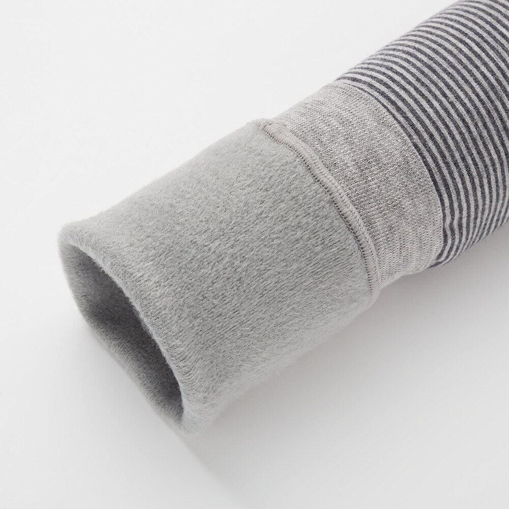 Girls ヒートテックエクストラウォームボアレギンス ボーダー 極暖 Kids ユニクロ