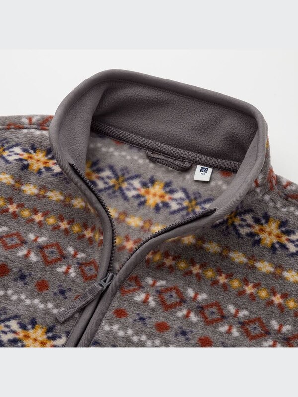 プリントフリースフルジップジャケット（長袖）