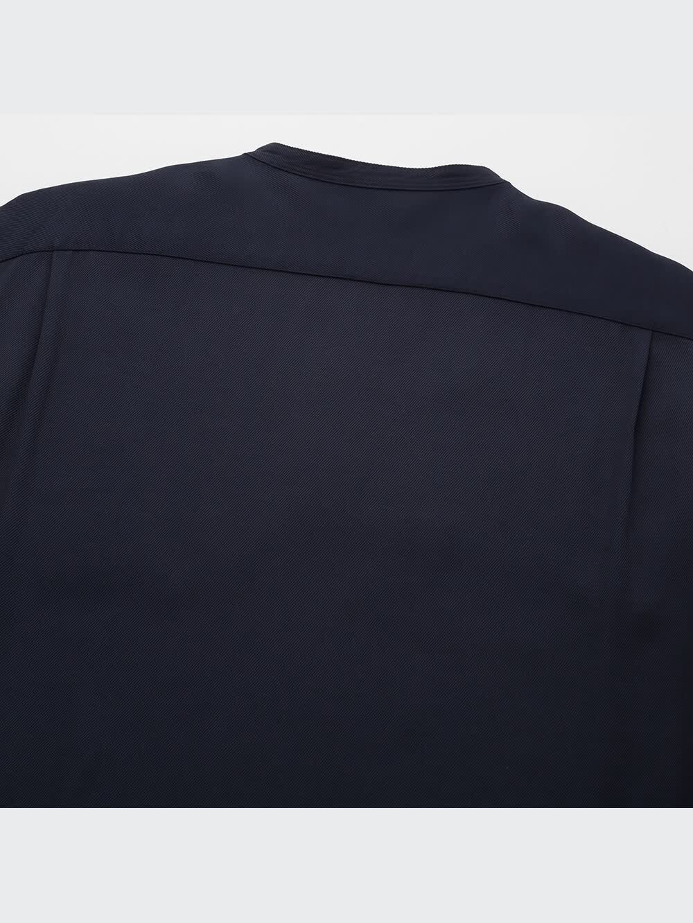 ユニクロ公式 | ドレープツイルスタンドカラーシャツ（長袖）