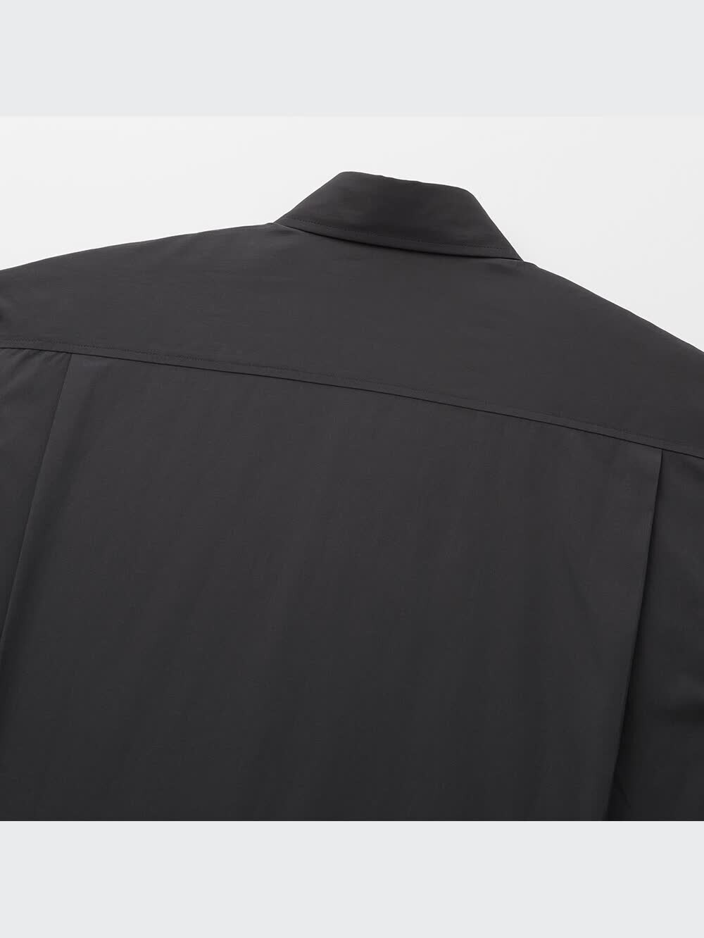 yuni オーバーサイズシャツ　ビッグサイズ　ブラック　コットン ワンフォークロージング 1111clothing ◇『休日少女』ピグメント