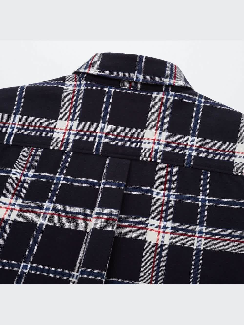 ユニクロ公式 | フランネルチェックシャツ（長袖）