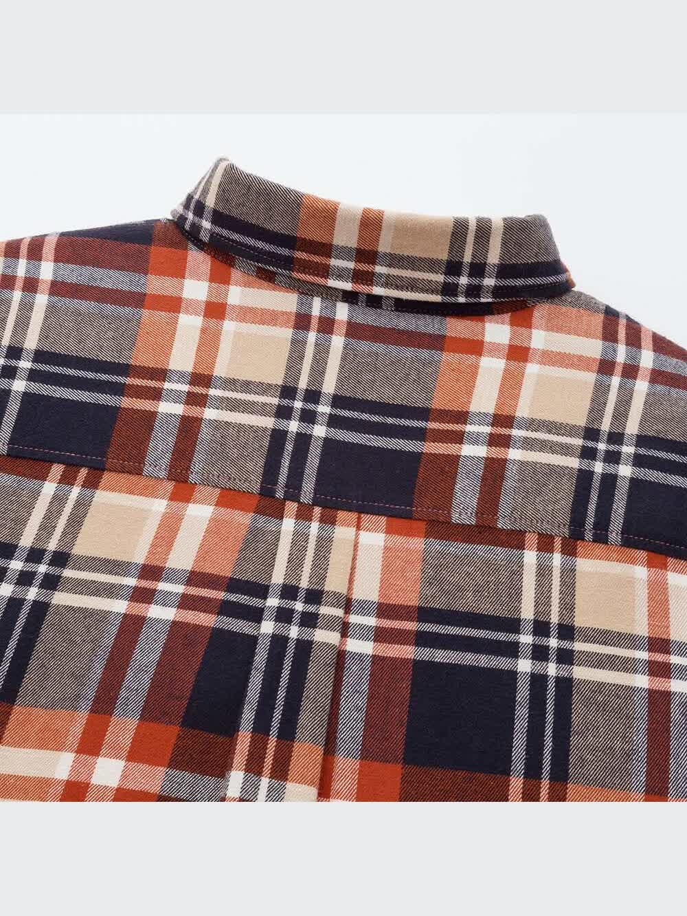 ユニクロ公式 | フランネルチェックシャツ（長袖）