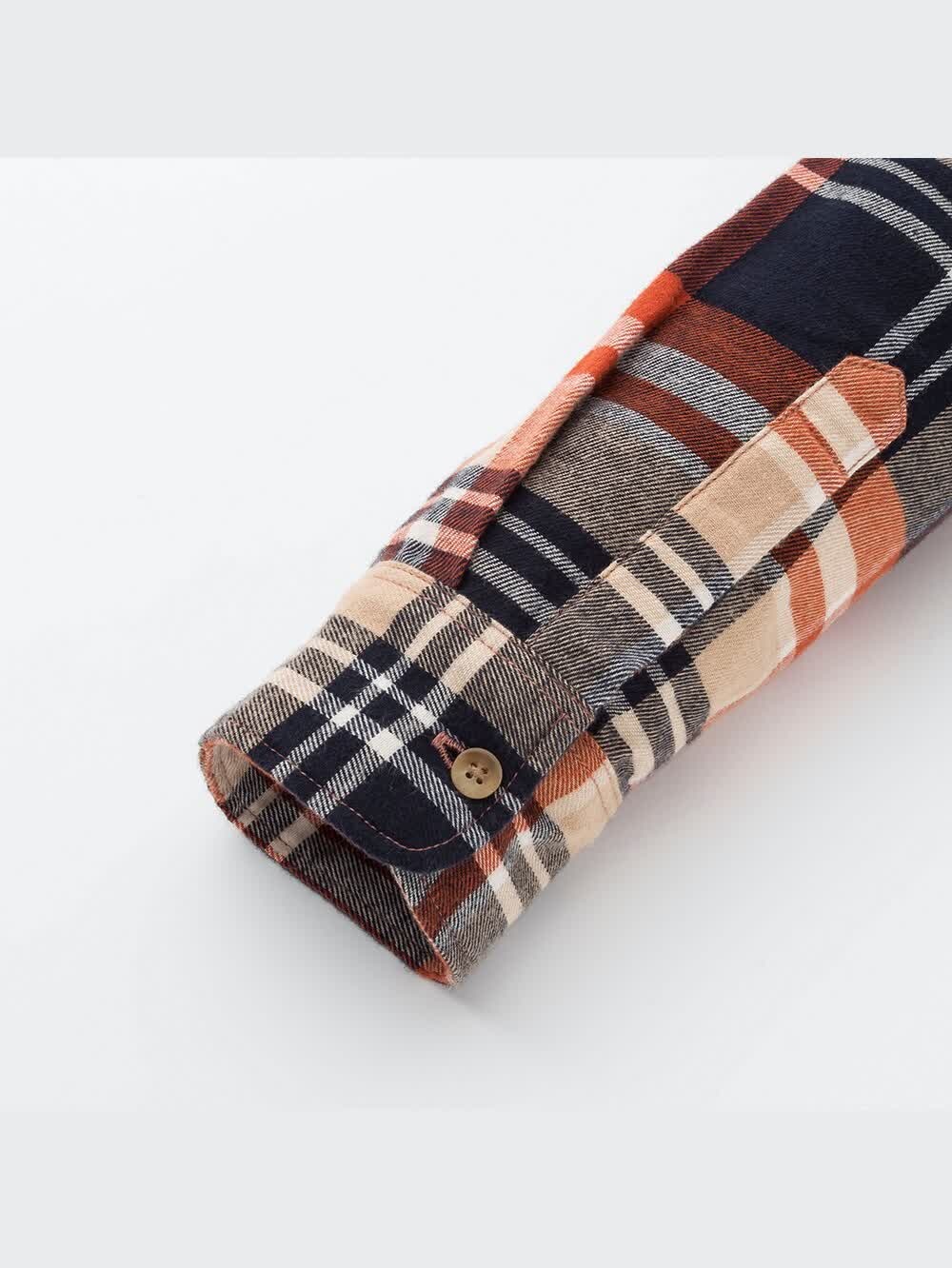 労働ページ ユニクロ公式 | フランネルチェックシャツ（長袖）