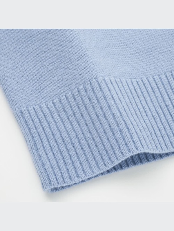 ラムブレンドクルーネックセーター（長袖）