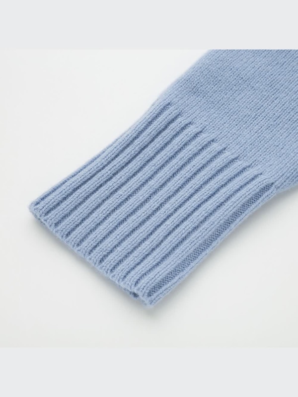 ラムブレンドクルーネックセーター（長袖）