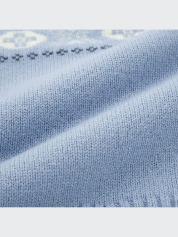 ラムブレンドクルーネックセーター（長袖）