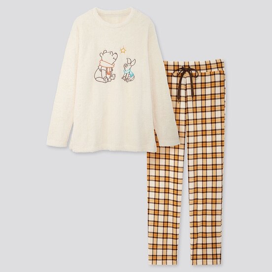 ディズニー ホリデー コレクション フリースセット プー 長袖 Women ユニクロ