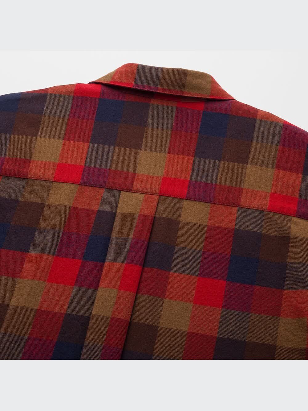 ユニクロ公式 | フランネルチェックスキッパーシャツ（長袖）