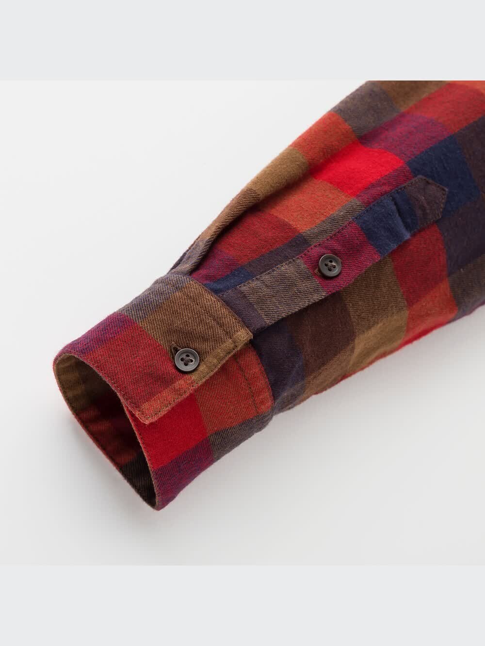 ユニクロ公式 | フランネルチェックスキッパーシャツ（長袖）