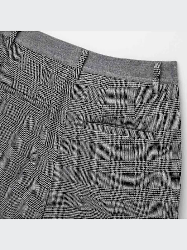 EZYアンクルパンツ（グレンチェック・丈長め71～73cm）