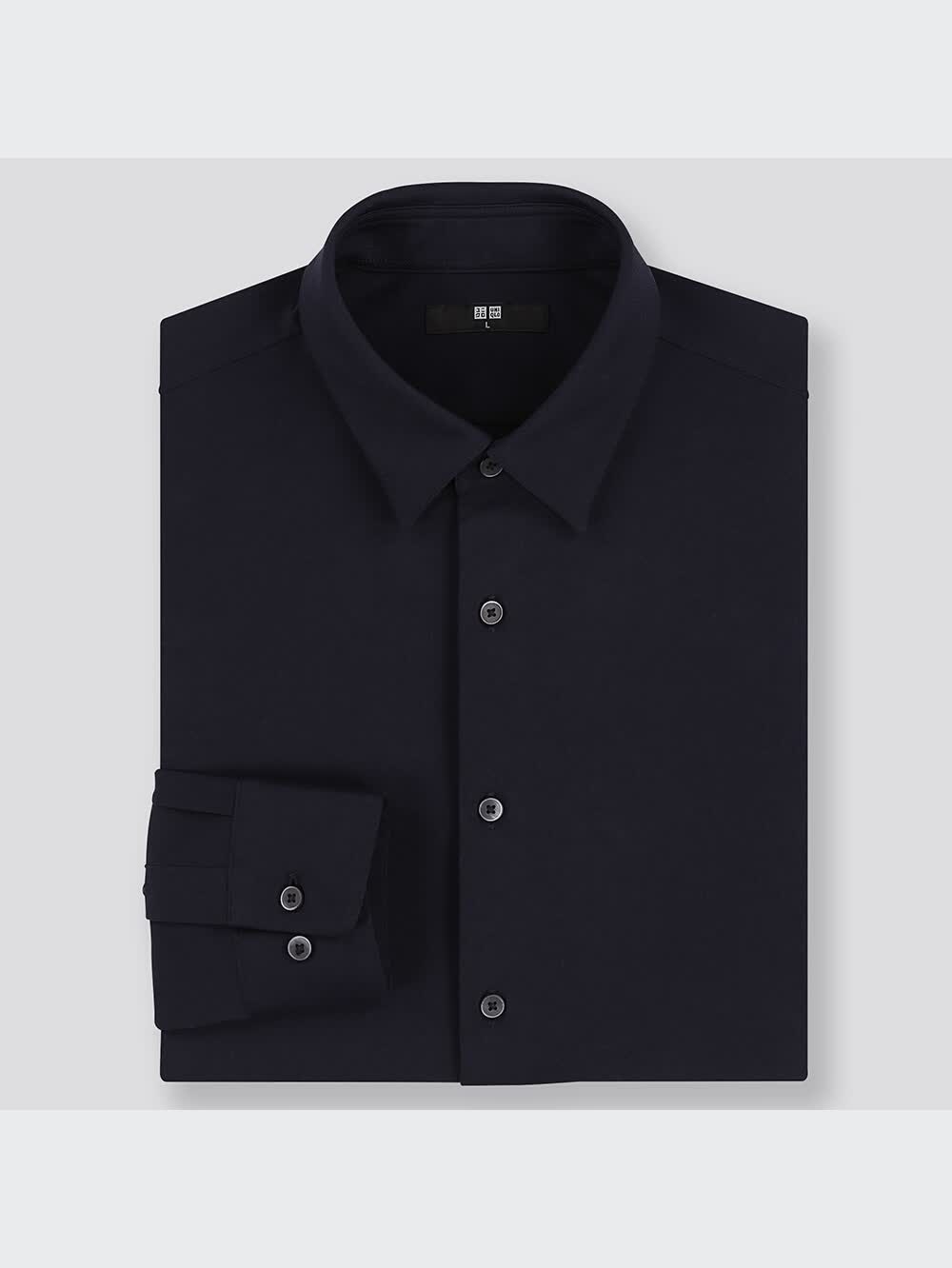 ユニクロ公式 | イージーケアジャージーシャツ（長袖）