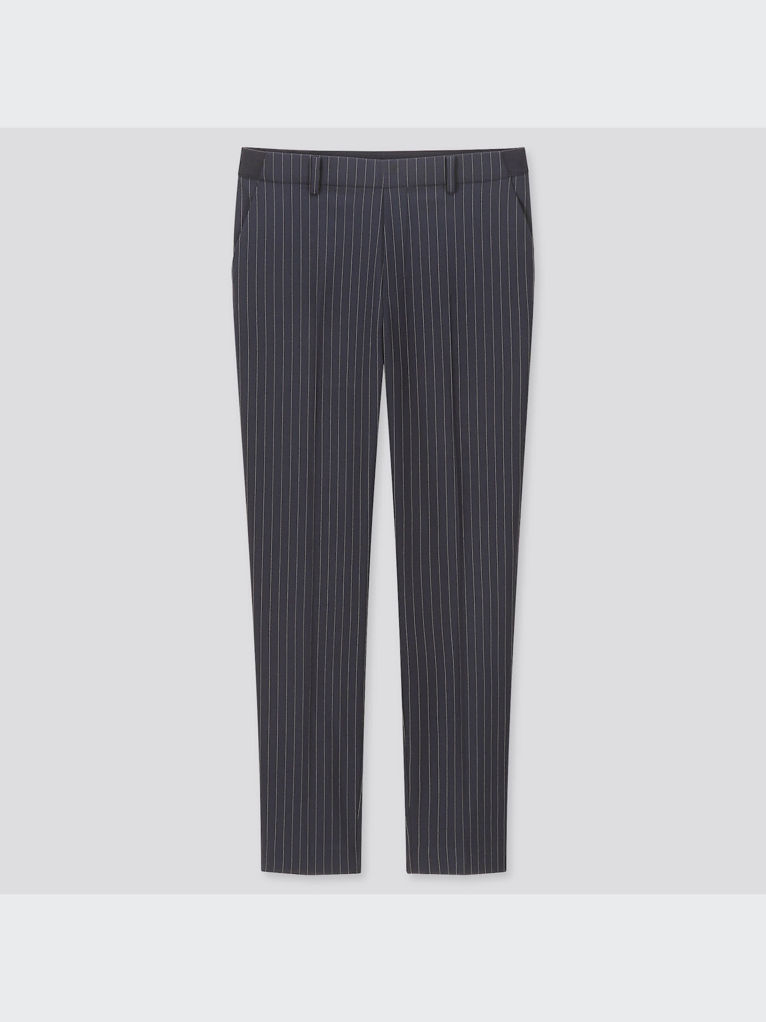 ユニクロ公式 | EZYアンクルパンツ（ストライプ・丈長め71～73cm）