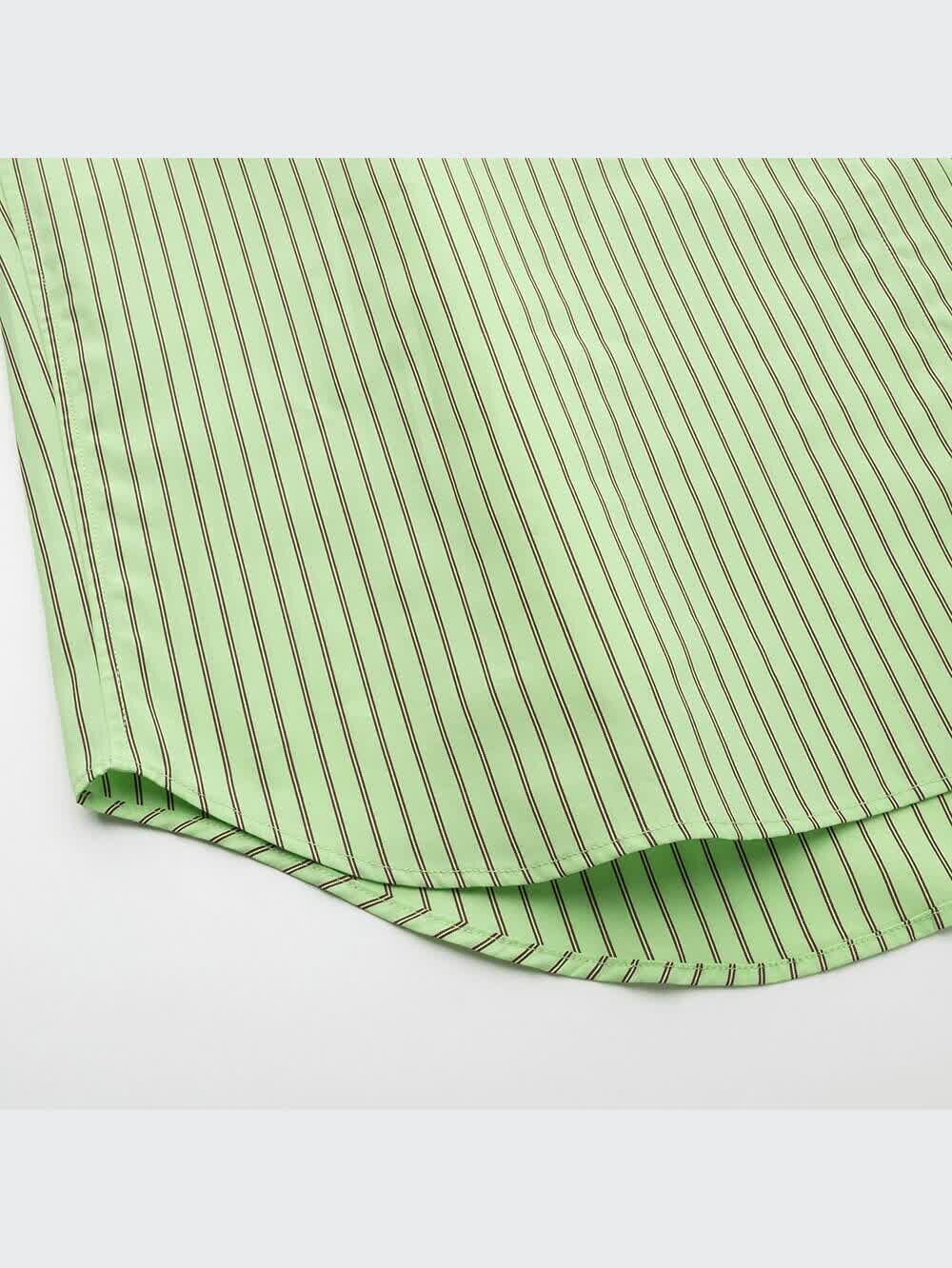 UNIQLO Uオーバーサイズストライプシャツ ライトグリーン L ユニクロ 未使用UNIQLO U オーバーサイズストライプシャツ ライトグリーン M