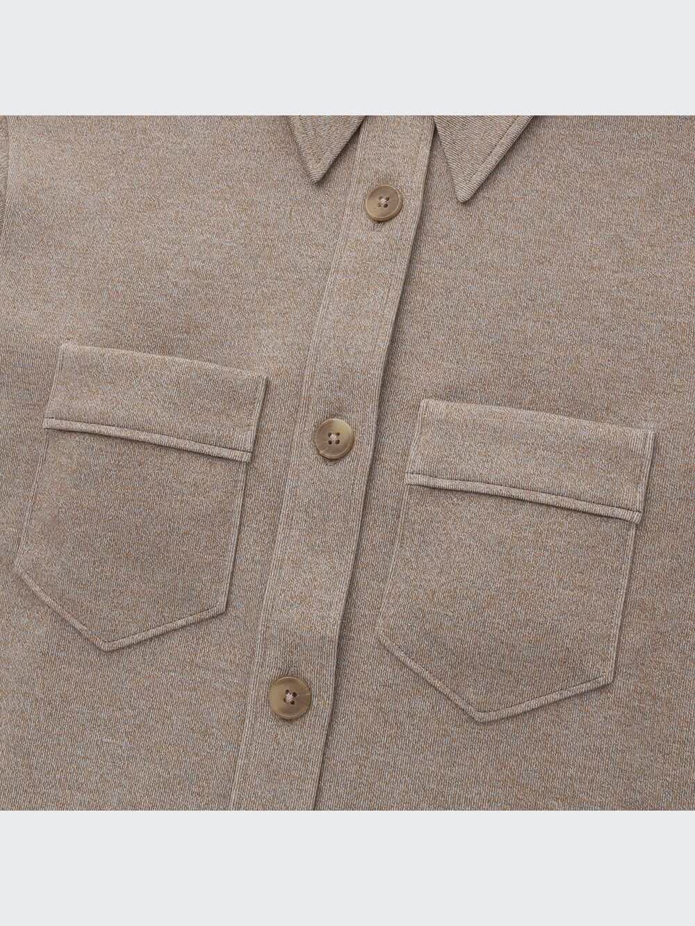 UNIQLO - UNIQLO U ジャージーダブルポケットシャツ ユニクロ