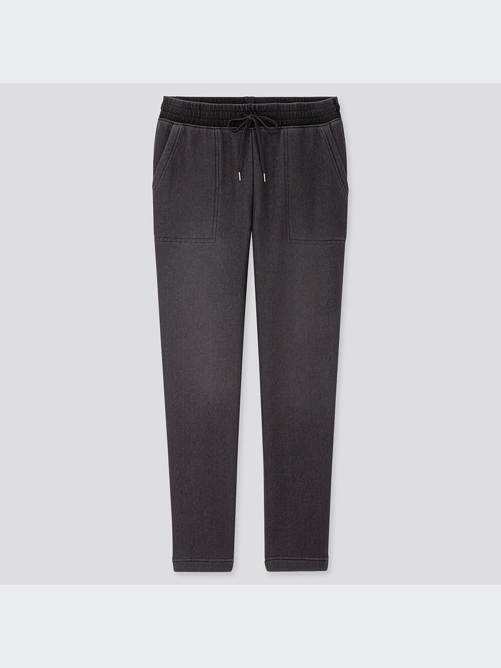 ユニクロ公式 | デニムジャージーボアパンツ（丈長め70～72cm）