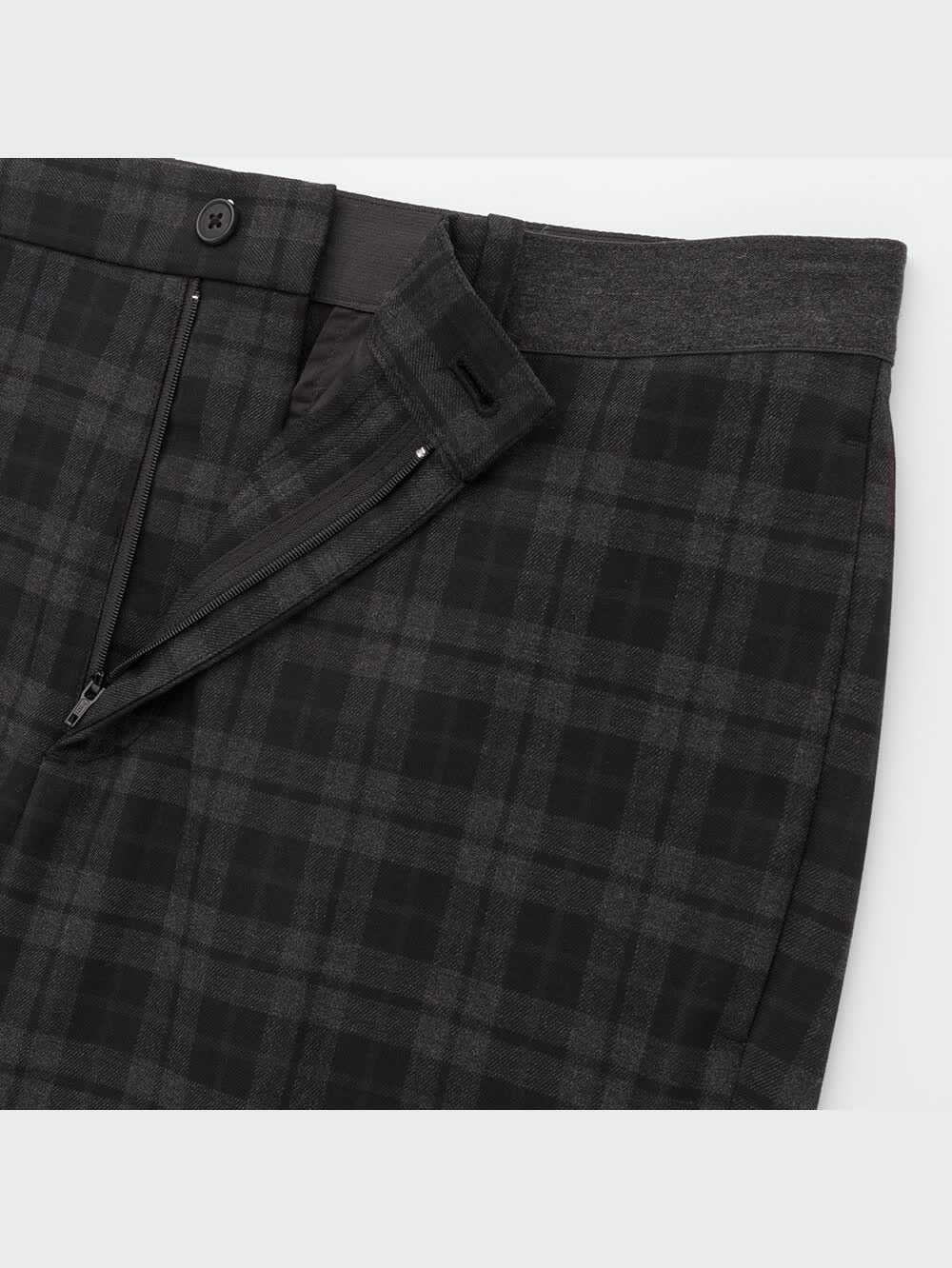 ユニクロ公式 | EZYアンクルパンツ（タータンチェック・丈長め76cm）