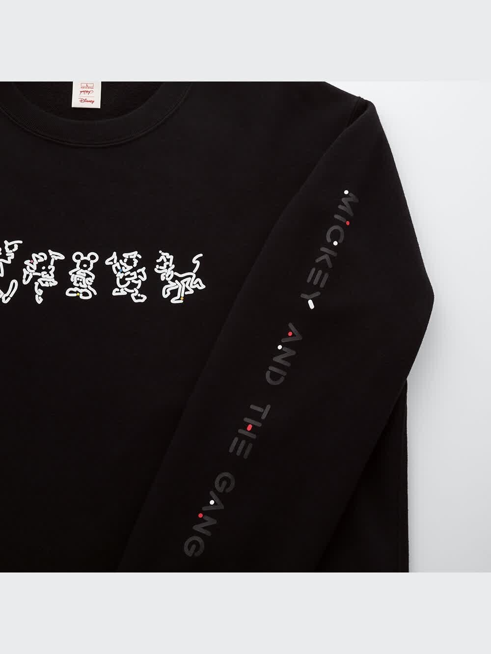 N*N様 【新品】オールドユニクロ　非売品　レアUNIQLO 男女シルエット バ ユニクロ公式 | ミッキー アート スウェットシャツ ユーン・ヒョプ