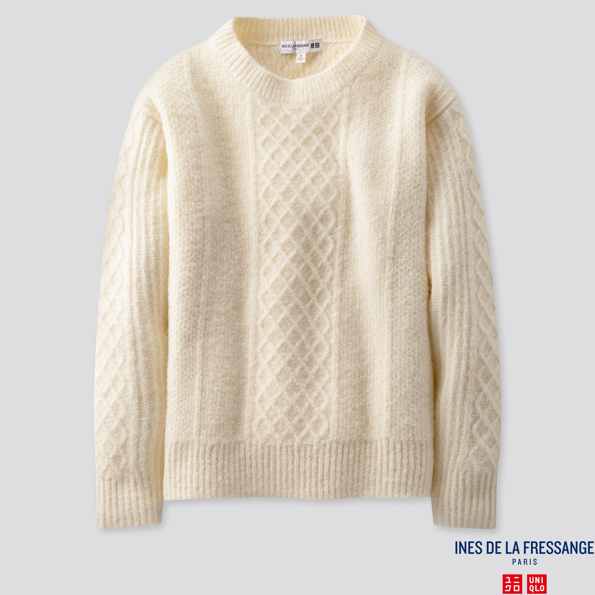 Uniqloのミドルゲージクルーネックセーター 長袖 Stylehint